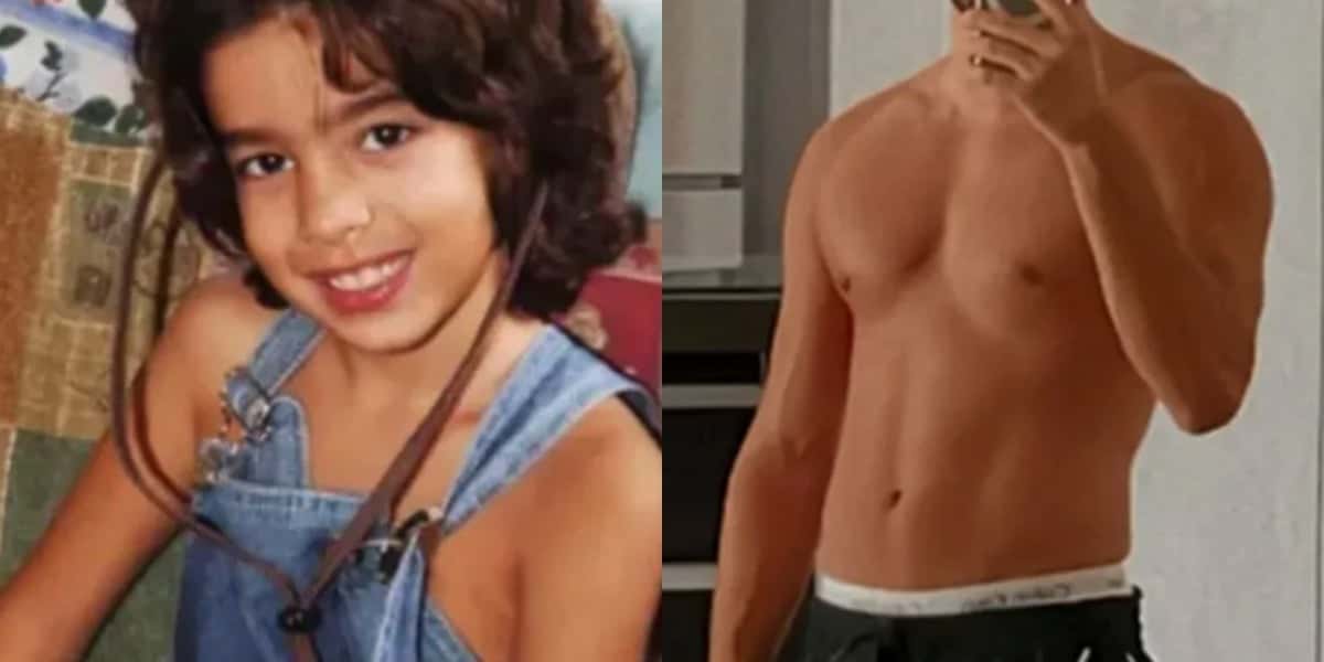 Matheus Costa na época da novela América (Imagem: Montagem/TV Foco)