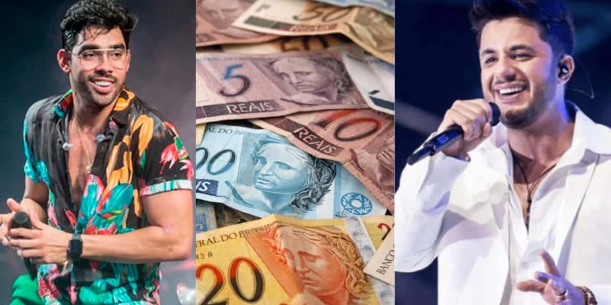 Gabriel Diniz e Cristiano Araújo (Reprodução: Montagem TV Foco)
