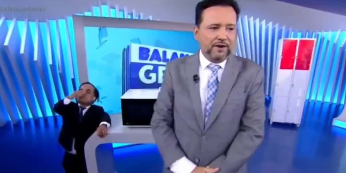 Geraldo Luís apelou ao vivo na Record durante o Balanço Geral (Foto: Reprodução)
