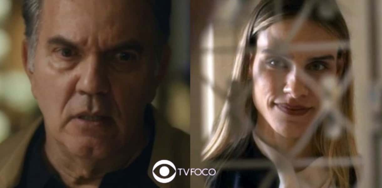 Travessia - Guerra (Humberto Martins) tem um treco ao ficar cara a cara com Sara (Isabelle Nassar): "Eu morava com Débora" (Foto: Reprodução / Globo / Montagem TV Foco)