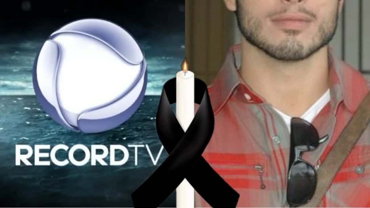 Luto: Ator da Record TV morreu de câncer (Foto: Reprodução/ Montagem)