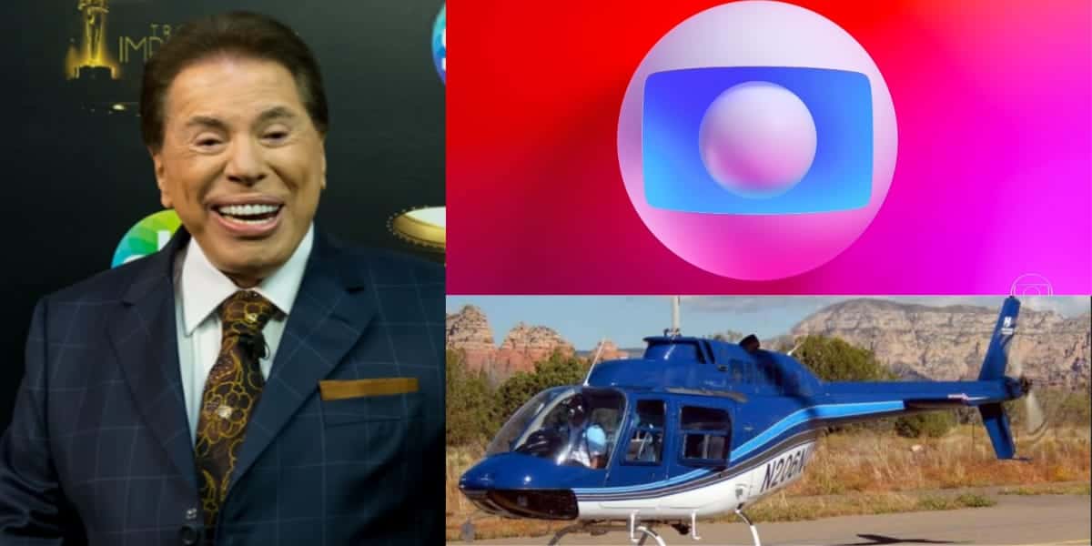 Silvio Santos contratou estrela da Globo, buscou de helicóptero e o demitiu horas depois (Reprodução: Montagem TV Foco)