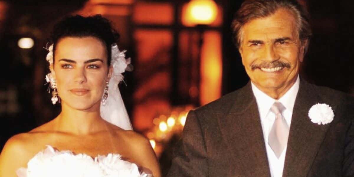 Ana Paula Arósio e Tarcísio Meira, um dos atores que já nos deixaram (oto: Reprodução)