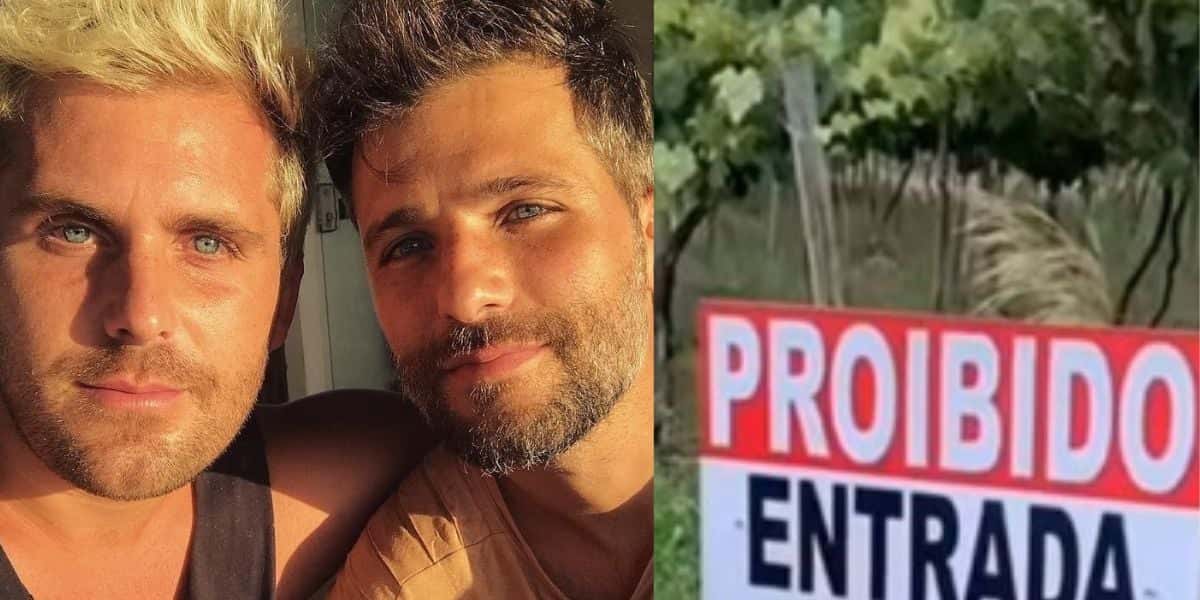 Thiago Gagliasso publica foto que não deixa o irmão Bruno sequer pisar na sua casa e decreta: "Proibido" - Foto Reprodução