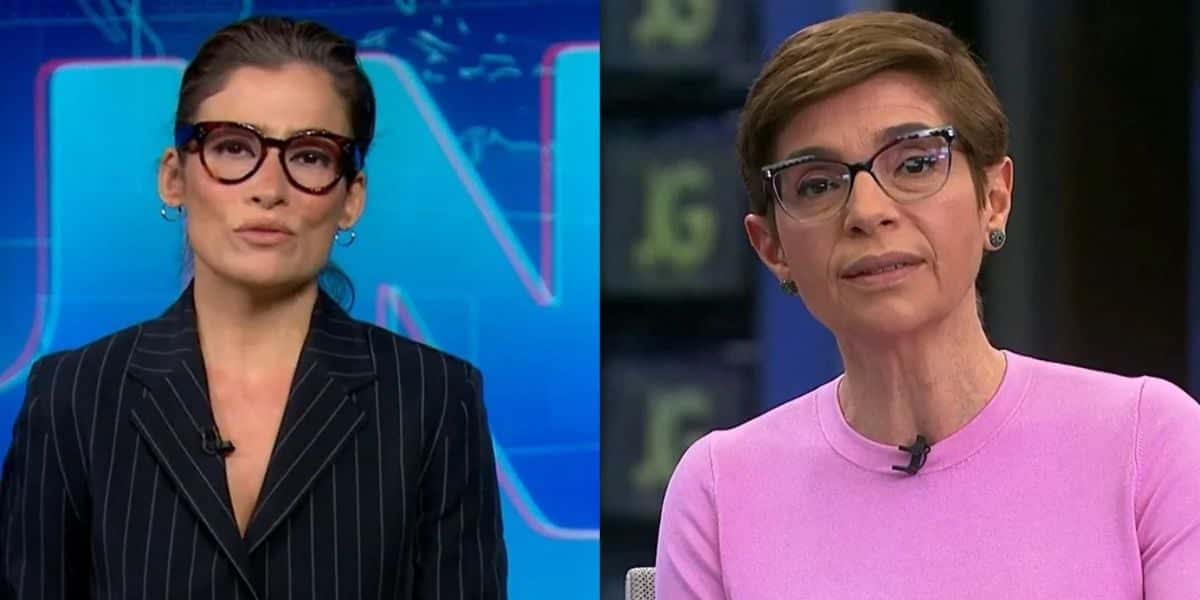 Renata Vasconcellos e Renata Lo Prete da TV Globo (Foto: Reprodução)