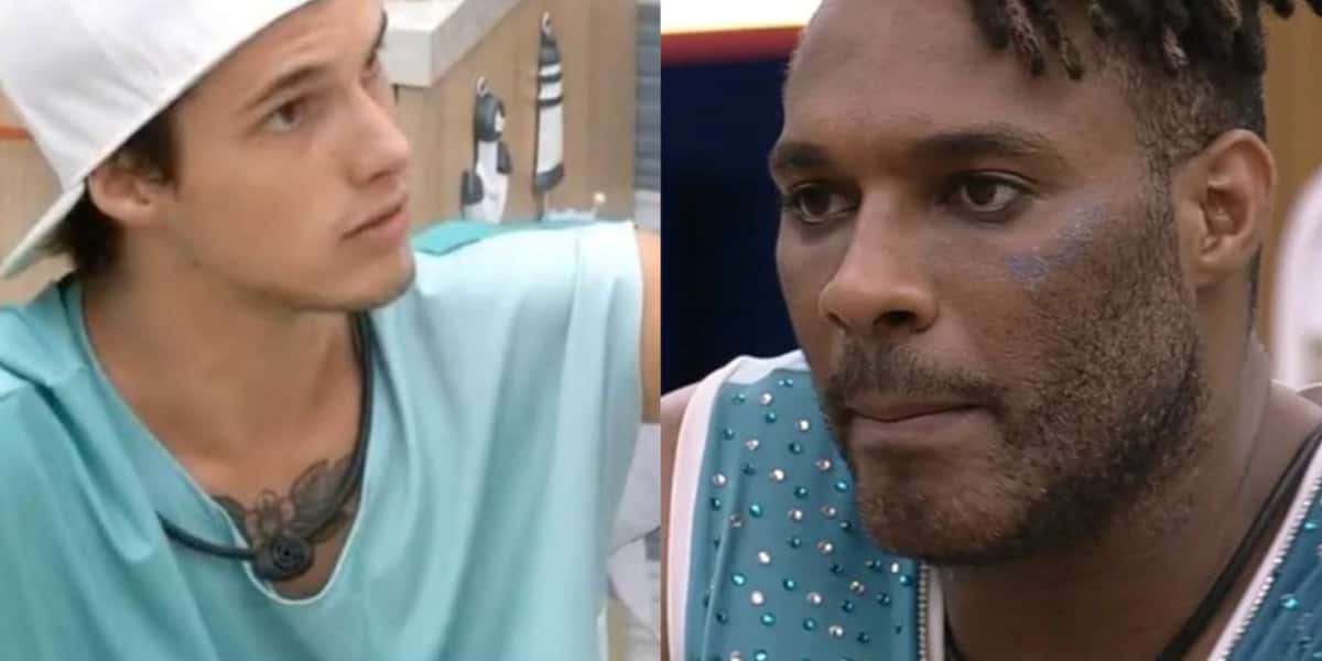 Fred Nicácio e Gabriel Tavares discutiram no BBB23 e trocaram acusações (Foto: Reprodução)