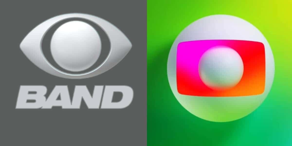 Band e Globo (Reprodução: Montagem TV Foco)