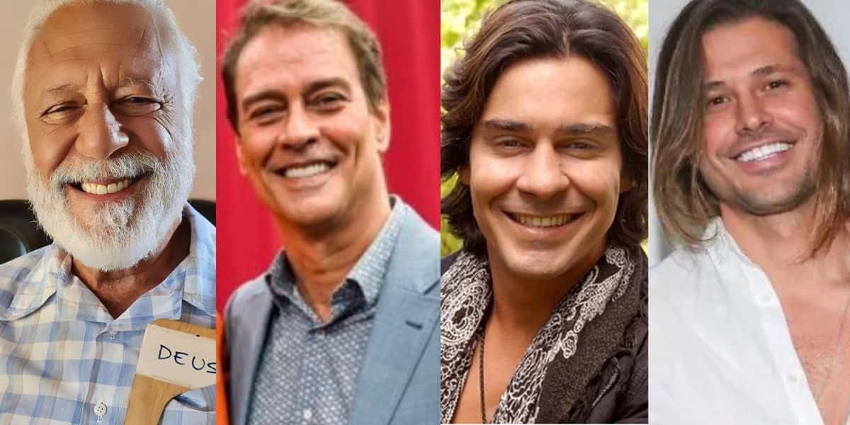 Antonio Fagundes, Marcello Antony, André Gonçalves e Dado Dolabella (Fotos: reproduções / Google / Instagram)
