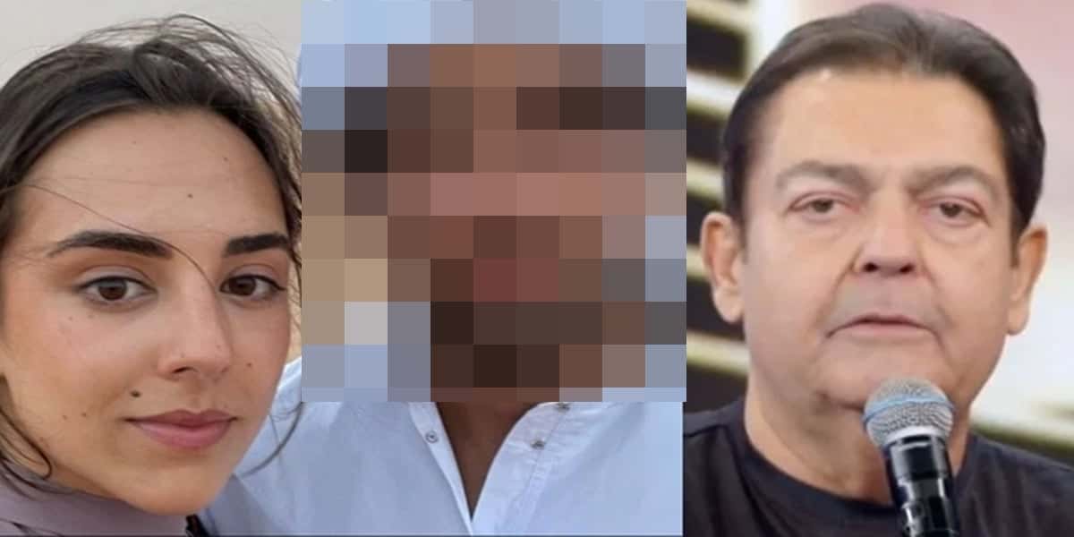 Filha discreta de Faustão se relaciona com famoso (Foto: Montagem)