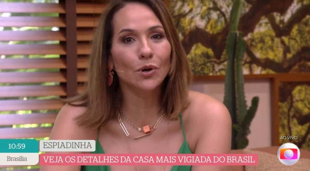 Apresentadora não segurou a língua - Foto: Reprodução/ Globo