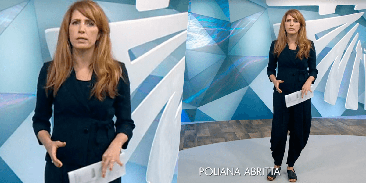 Poliana Abritta, âncora do Fantástico, entrou às pressas com notícia que deixa o Brasil chocado (Foto reprodução)