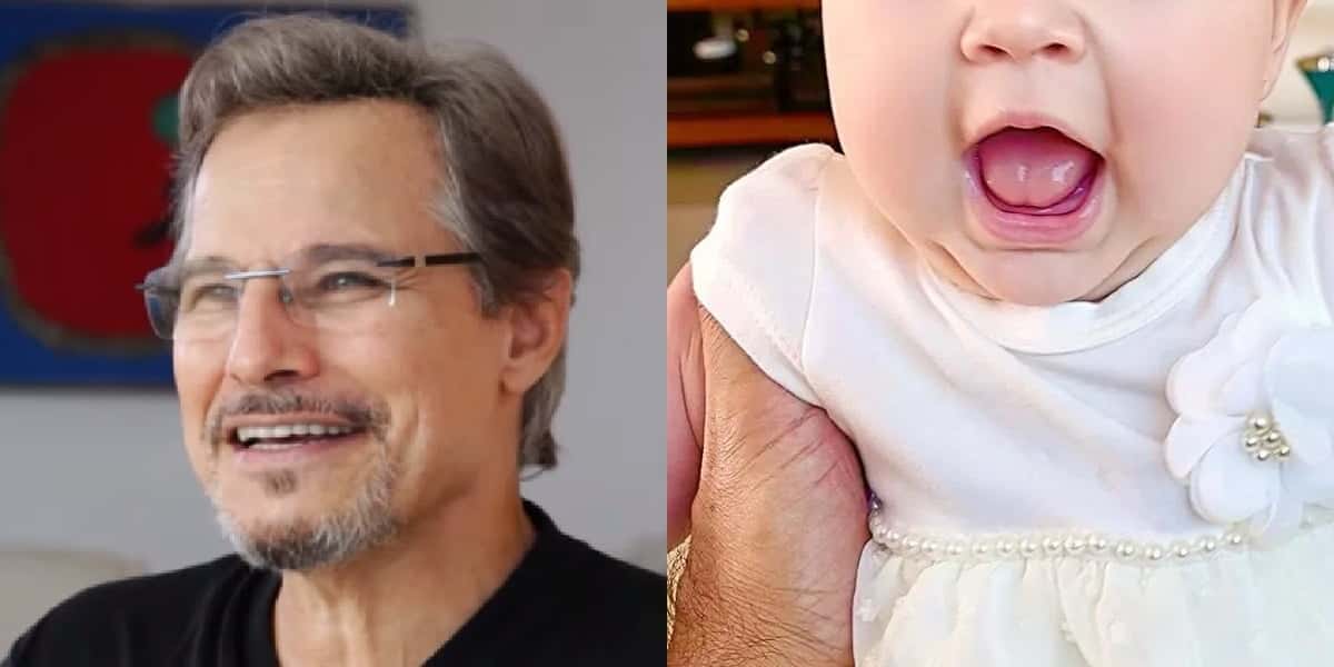 Loira e olhos azuis, filha de Edson Celulari é a criança mais linda (Foto: Reprodução/ Internet)