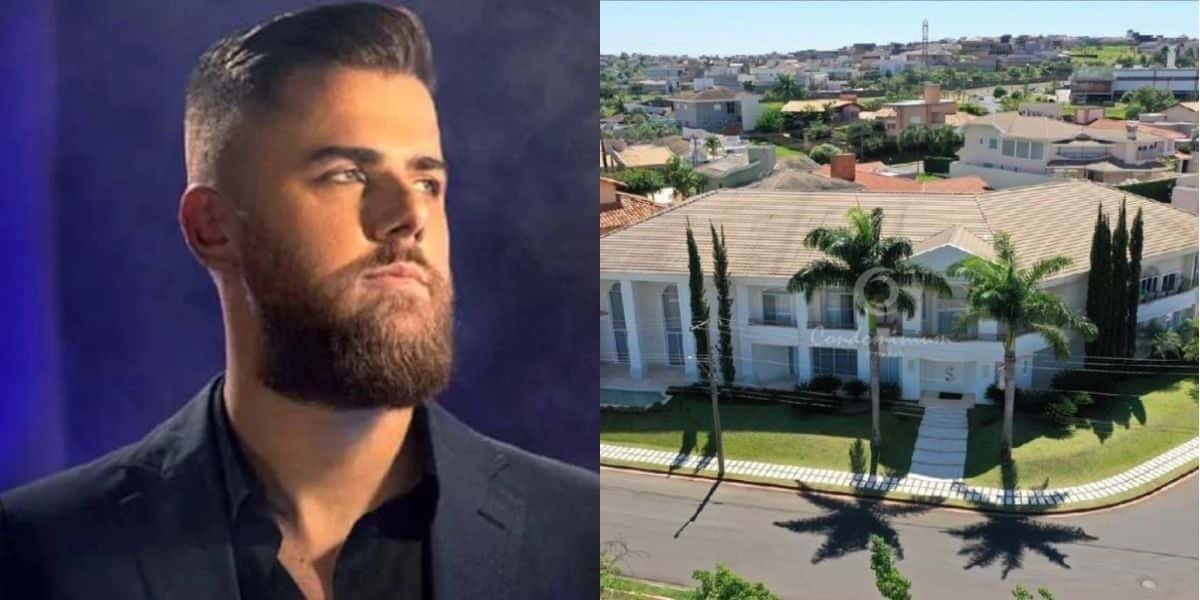 R$ 12 milhões! Zé neto, dupla de Cristiano, é dono dessa mansão milionária que é um verdadeiro palácio - Foto: Montagem