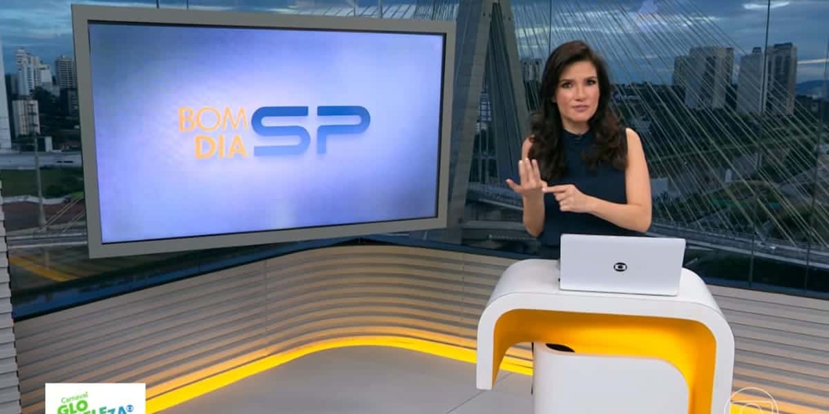 Sabina Simonato fez um forte desabafo sobre as pessoas que moram em áreas de risco (Reprodução: Bom Dia SP/ Globo)