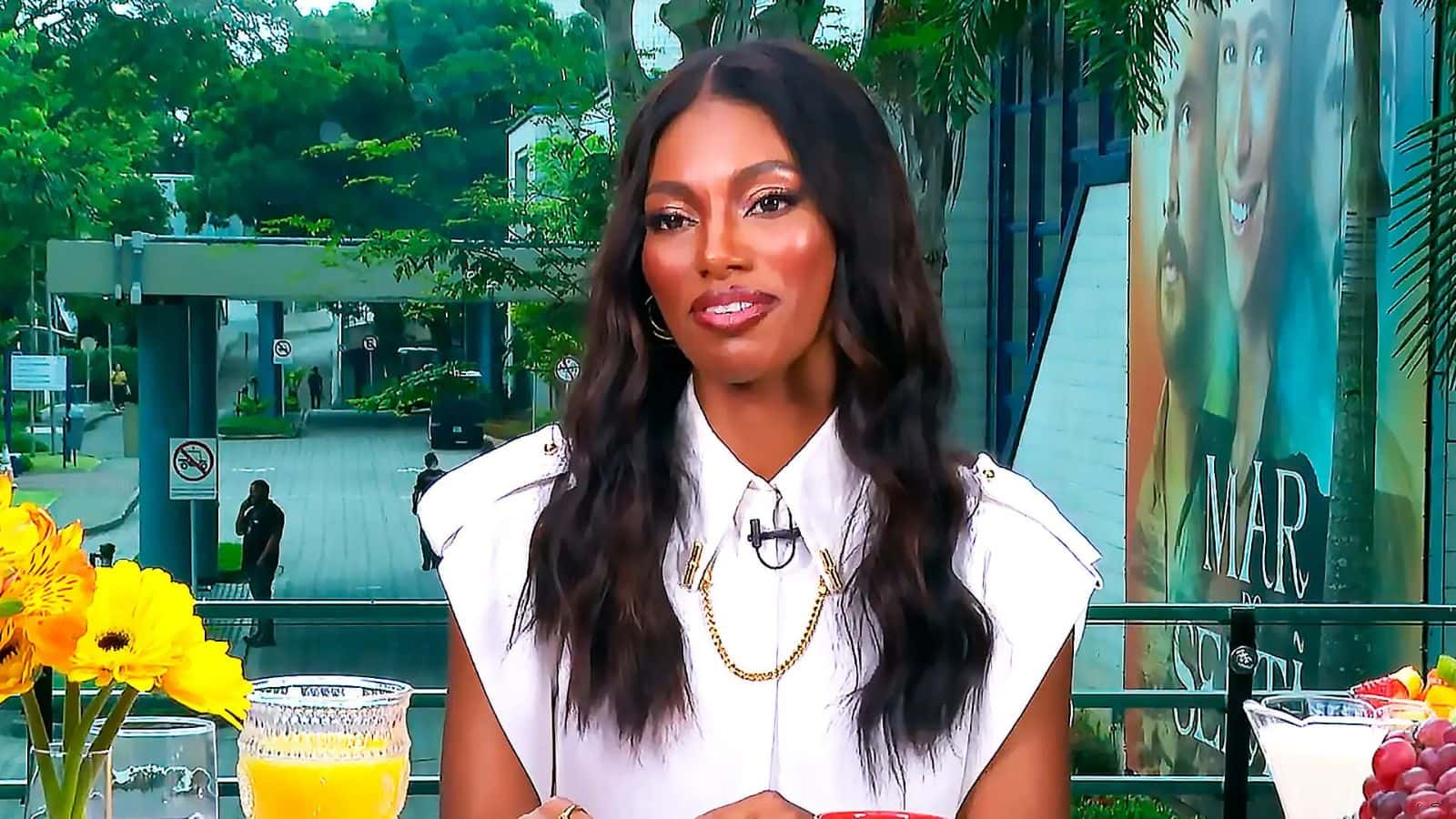 Tina se choca ao descobrir plano de Fred Nicácio (Foto: Reprodução/Globo)