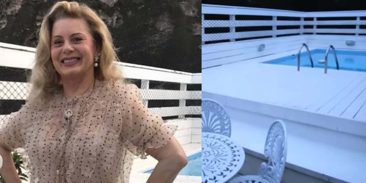 Vera Vischer / Mansão da famosa - Foto Montagem TV Foco