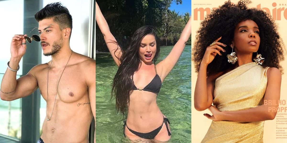 Juliette, Thelminha e Arthur Aguiar vivem vidas diferentes após o BBB (Reprodução - Redes Sociais / Marie Claire)