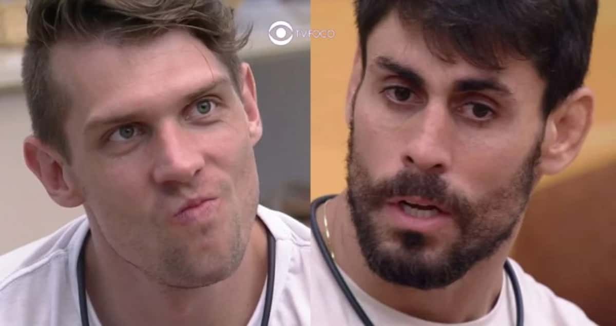 BBB23 - Traíra? Cristian expõe segredo de Nicácio e deixa Cara de Sapato em choque: "Eu quero que ele vá..." (Foto: Reprodução / Globoplay)