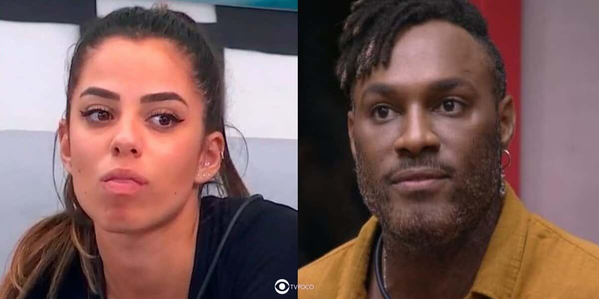 BBB23 - Caso fique na casa, Fred Nicácio promete declarar guerra contra Key: "Falando pelas costas" (Foto: Reprodução / Globoplay)