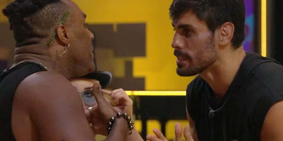 Fred Nicácio e Cara de Sapato brigaram feio no BBB23 (Foto: Reprodução)