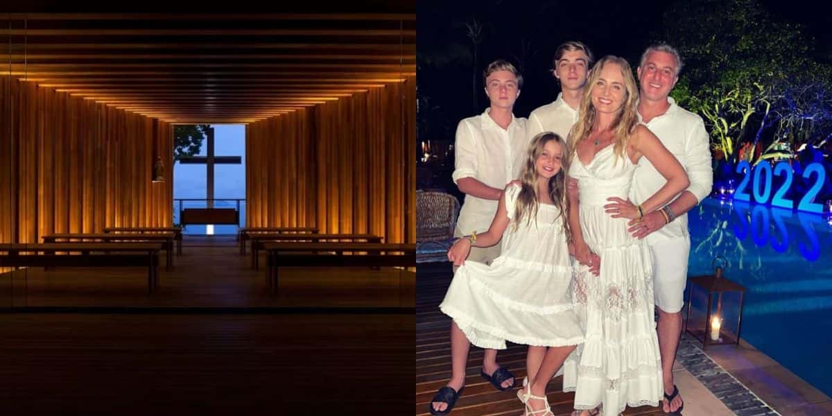 Luciano Huck e Angélica, junto dos filhos, moram em mansão absurda com os filhos (Reprodução - Casa GNT e Instagram)