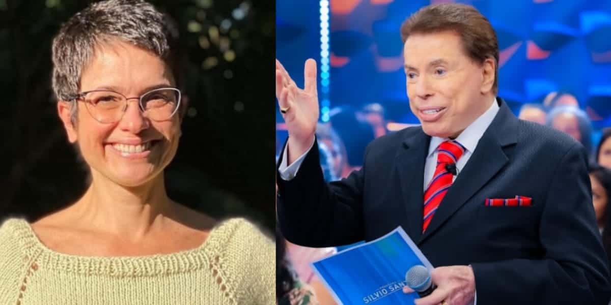 Silvio Santos contratou Sandra Annenberg, que fracassou (Reprodução: Montagem TV Foco)
