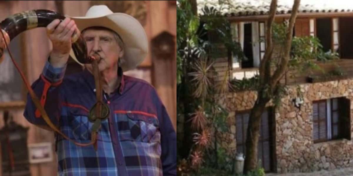 Sérgio Reis abriu as portas da sua mansão e fotos impressionam qualquer um (Foto Reprodução/Montagem/Tv Foco)