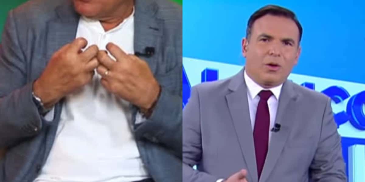 Gottino convoca demitido da Globo, ao vivo, durante "Balanço Geral" (Foto Reprodução/Montagem/Tv Foco)