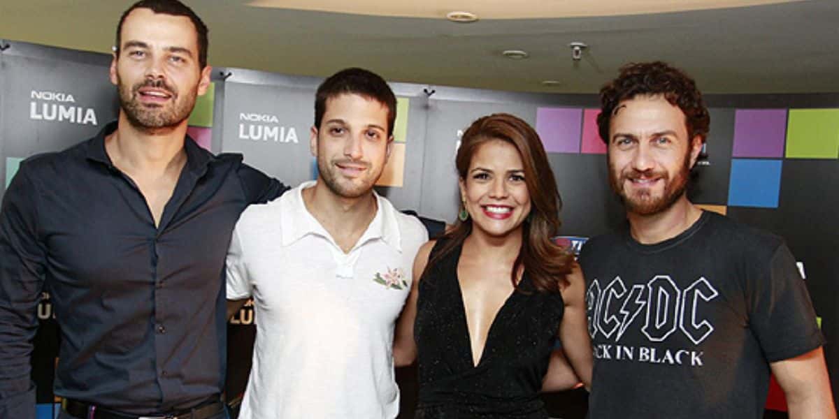 Carmo Dalla Vecchia, Marco Antonio Gimenez, Nivea Stelmann e Gabriel Braga Nunes - Foto Reprodução Internet