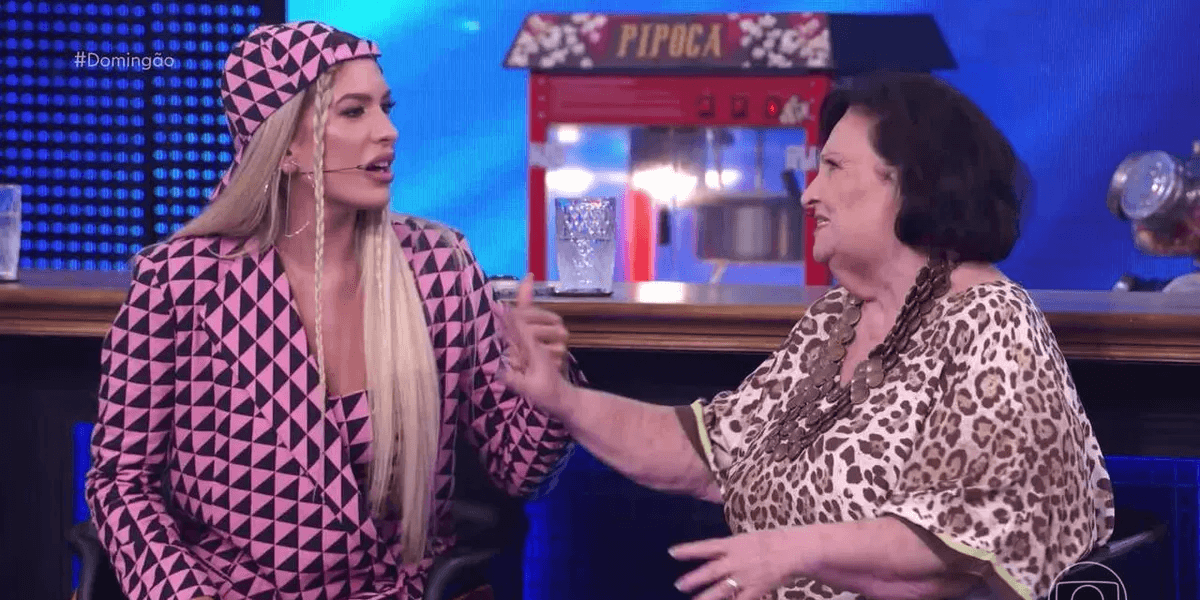Dona Déa e Lore Improta, esposa de Léo Santana (Foto: Reprodução/ Globo)