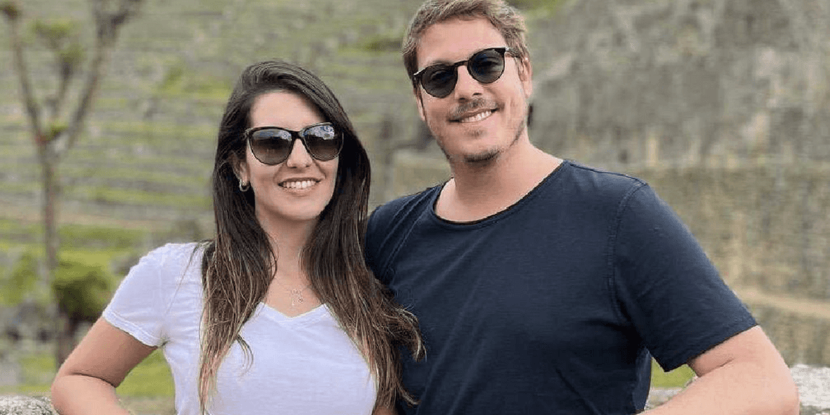 Fábio Porchat ao lado da ex-esposa (Foto: Reprodução/ Internet)