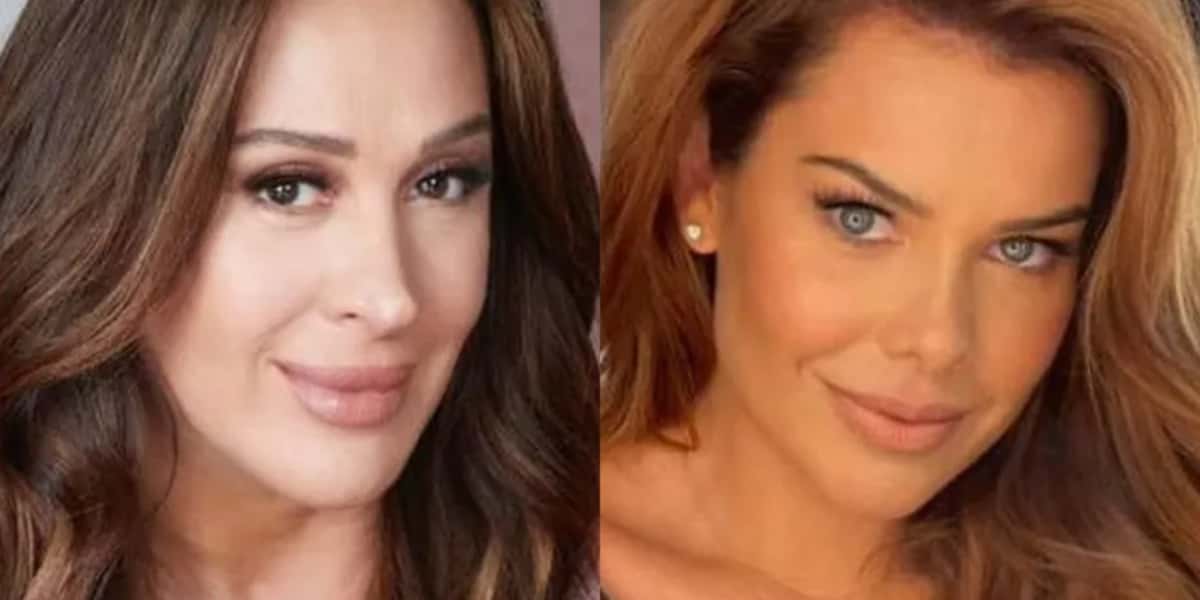 Fernanda Souza surgiu com Claudia Raia (Foto: Reprodução)