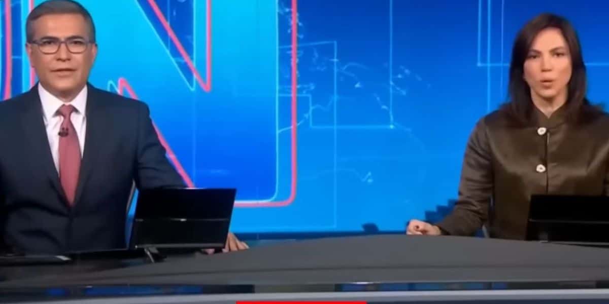 Hélter Duarte e Ana Paula Araújo no Jornal Nacional - Foto Reprodução TVGlobo