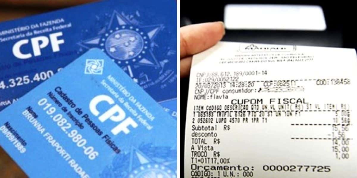CPF na nota traz benefícios (Foto: Reprodução)