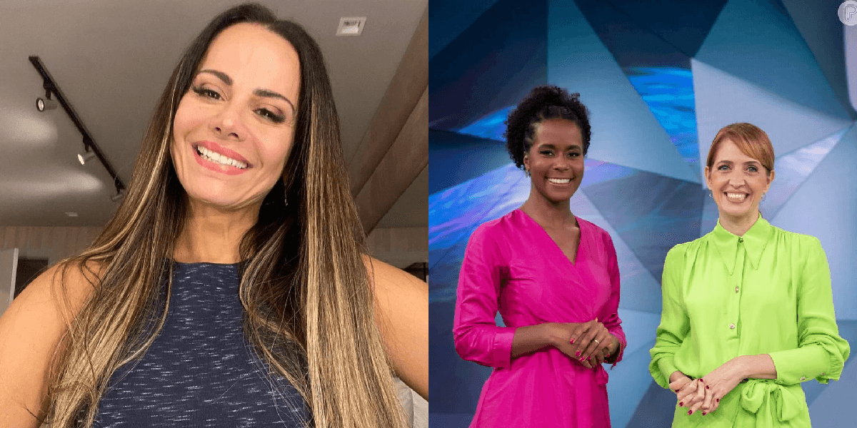 Viviane Araújo e Maju ao lado de Poliana Abritta (Foto: Reprodução/ Internet)