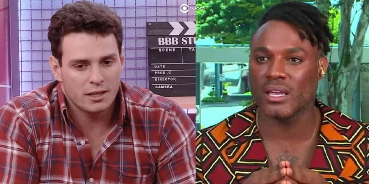 Fred Nicácio detonou Gustavo e Cristian no 'Domingão' (Foto: Reprodução / Globoplay)