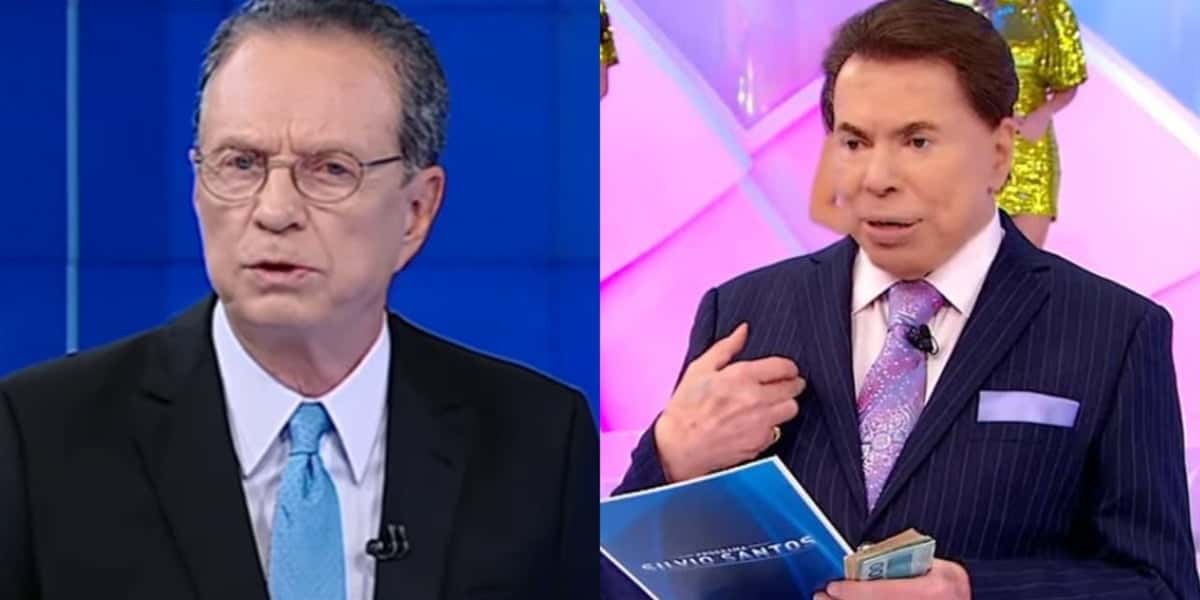 Hermano Henning e Silvio Santos - Foto: Reprodução/TV FOCO
