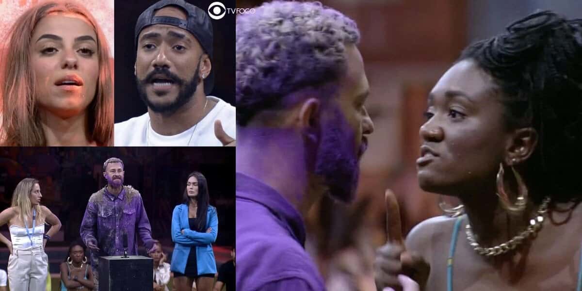 BBB23 - Jogo da Discórdia quase acaba em agressão (Foto: Reprodução / Globoplay / Montagem TV Foco)