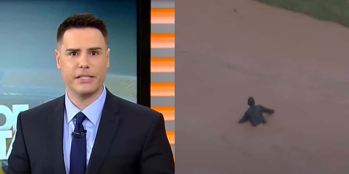 Luiz Bacci entrou em desespero com situação ao vivo no Cidade Alerta (Foto: Reprodução / Record)