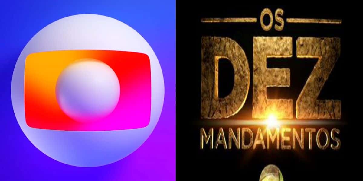 Globo fica apavorada com Os Dez Mandamentos nas tardas da Record e escala esquadrão - Foto Montagem TV Foco