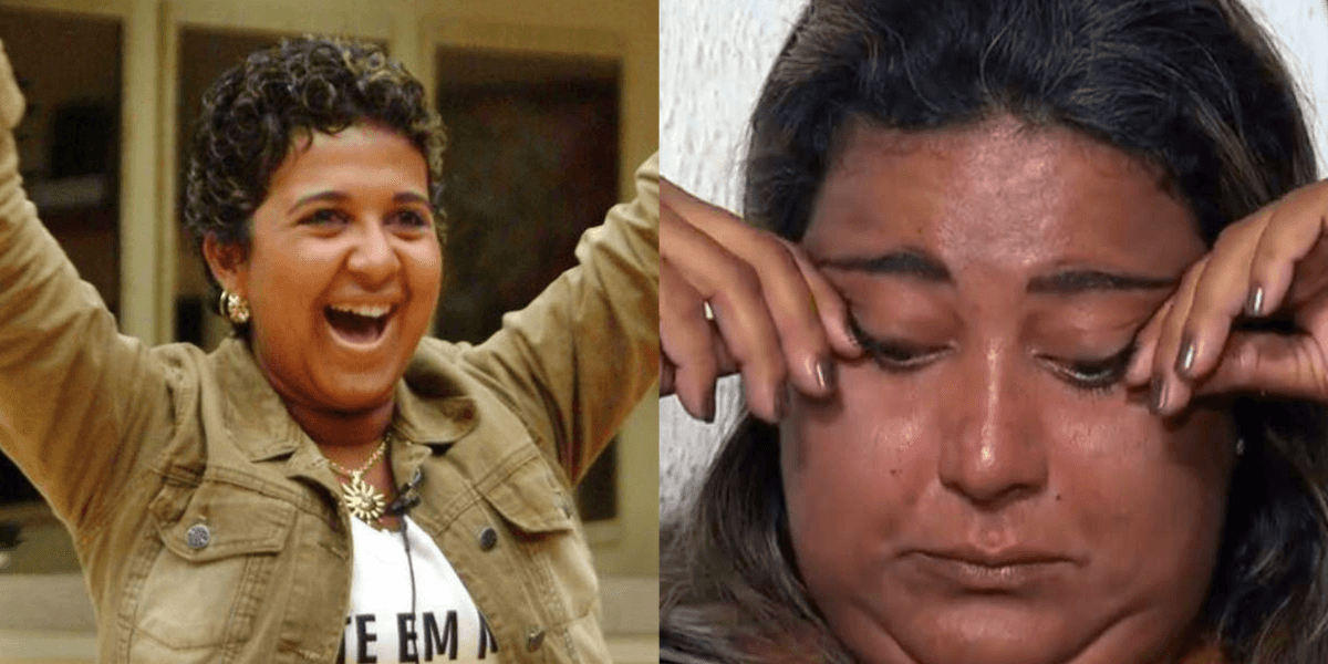 Cida do BBB4 sofre com falência e golpe de família (Reprodução/Montagem)