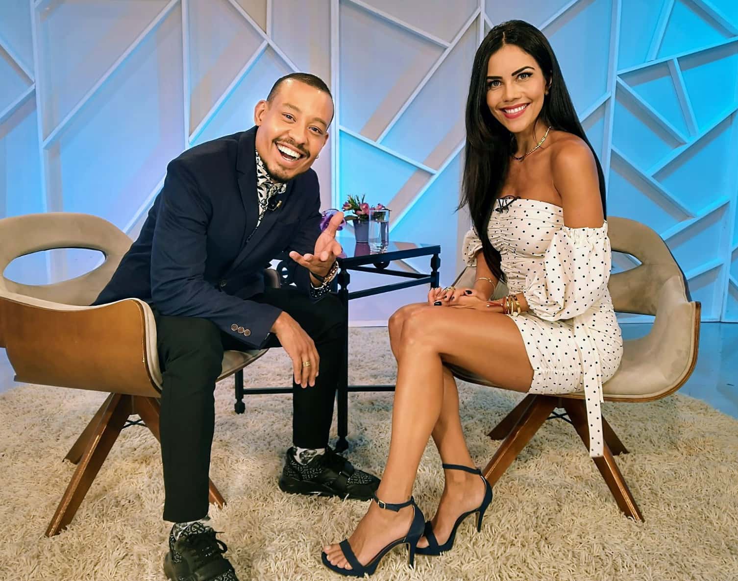 Mussunzinho e Daniela Albuquerque (Foto: Divulgação / RedeTV!)