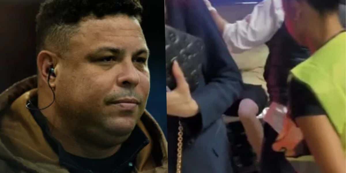Ronaldo Fenômeno tem vídeo divulgado tirando homem de dentro do porta malas - Foto Montagem TVFoco