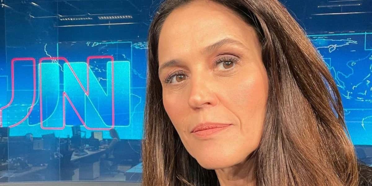 Ana Luiza Guimarães no "JN" (Foto: Reprodução/Instagram)