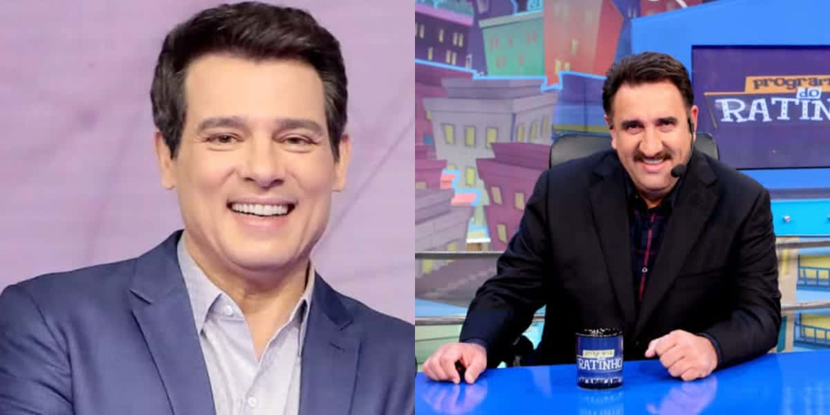 Celso Portiolli e Ratinho (Reprodução: Montagem TV Foco)