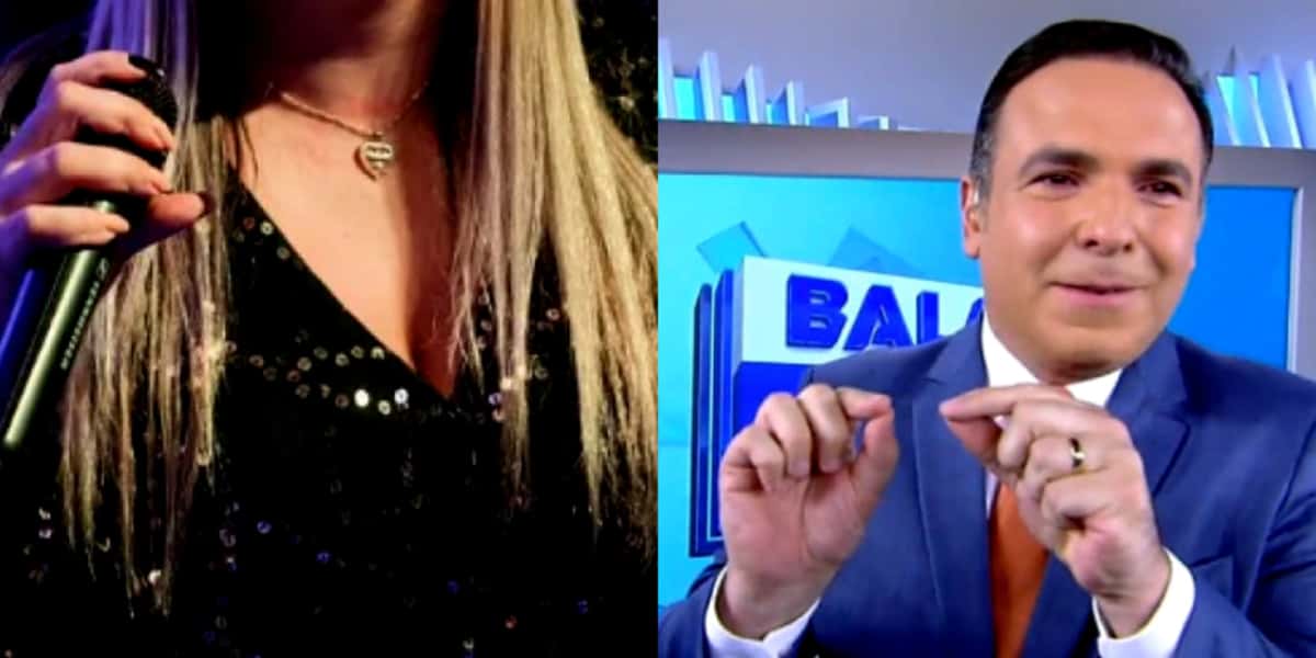 Gottino se emociona com cantora idêntica a Marília Mendonça na Record (Foto Reprodução/Montagem/Tv Foco)