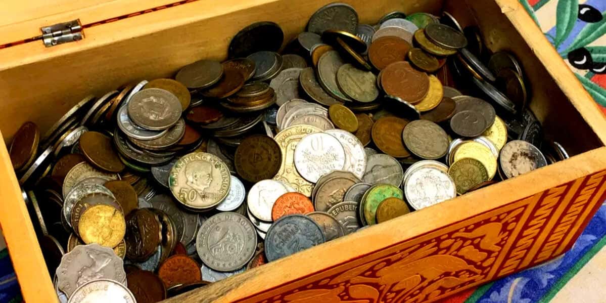 Moedas antigas podem valer um bom dinheiro (Foto Reprodução/Internet)