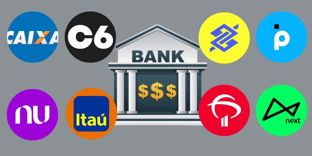 Bancos (Fotos: Reproduções / Internet / Montagem TVFoco)