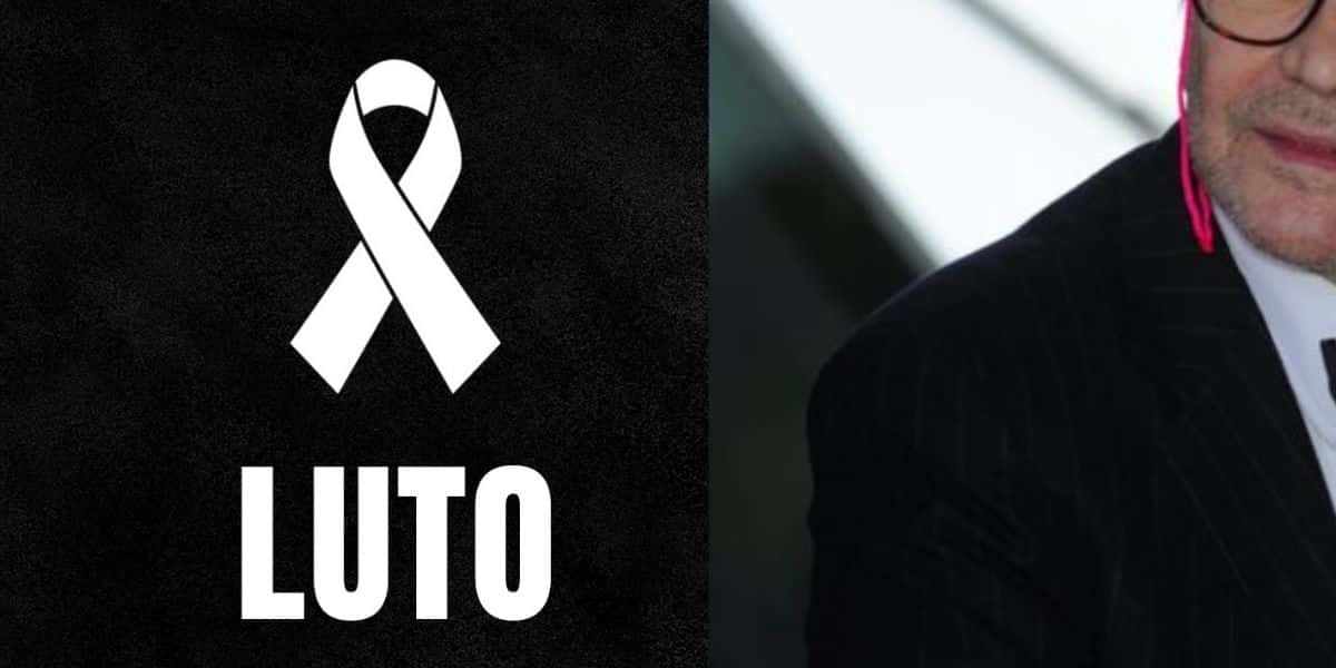Luto pela morte do ator Helmut Berger, em foto cortada- Foto Reprodução Internet