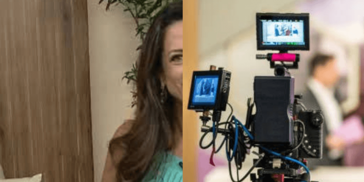 Apresentadora Cláudia Tenório se defende em meio a polêmica (Reprodução/Montagem-Tv Foco)